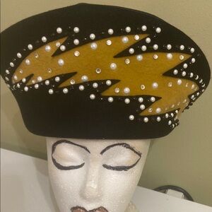 Elegant NWT Dress/Church Hat by Jack McConnell